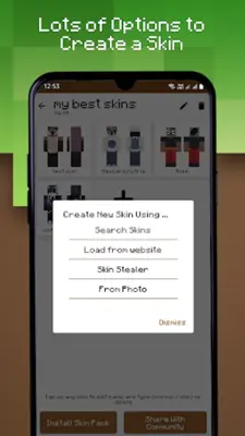 Skin Pack Maker for Minecraft android App screenshot 14