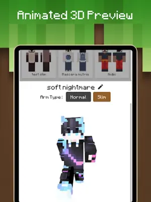 Skin Pack Maker for Minecraft android App screenshot 1