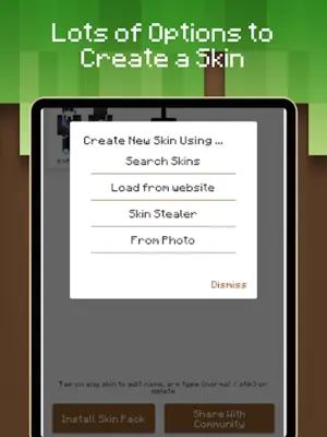 Skin Pack Maker for Minecraft android App screenshot 2