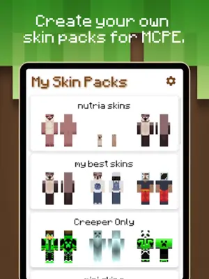 Skin Pack Maker for Minecraft android App screenshot 5