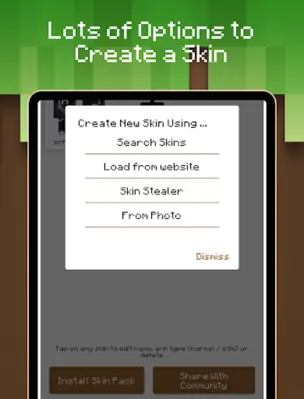 Skin Pack Maker for Minecraft android App screenshot 8